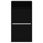 vidaXL Schuhschrank Schwarz 60x34x116 cm Holzwerkstoff vidaXL Schuhschrank Schwarz 60x34x116 cm Holzwerkstoff