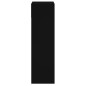 vidaXL Schuhschrank Schwarz 60x34x116 cm Holzwerkstoff vidaXL Schuhschrank Schwarz 60x34x116 cm Holzwerkstoff