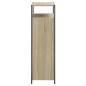 vidaXL Schuhschrank Sonoma-Eiche 75x34x112 cm Holzwerkstoff