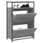vidaXL Schuhschrank Grau Sonoma 75x34x112 cm Holzwerkstoff vidaXL Schuhschrank Grau Sonoma 75x34x112 cm Holzwerkstoff