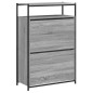 vidaXL Schuhschrank Grau Sonoma 75x34x112 cm Holzwerkstoff vidaXL Schuhschrank Grau Sonoma 75x34x112 cm Holzwerkstoff