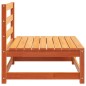 vidaXL Gartensofas ohne Armlehnen 3 Stk. Wachsbraun Massivholz Kiefer vidaXL Gartensofas ohne Armlehnen 3 Stk. Wachsbraun Massivholz Kiefer