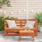 vidaXL Garten-Ecksofas 2 Stk. Wachsbraun 70x70x67 cm Massivholz Kiefer vidaXL Garten-Ecksofas 2 Stk. Wachsbraun 70x70x67 cm Massivholz Kiefer