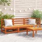 vidaXL Gartensofa 3-Sitzer Wachsbraun Massivholz Kiefer vidaXL Gartensofa 3-Sitzer Wachsbraun Massivholz Kiefer
