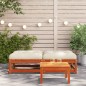 vidaXL Gartenhocker mit Kissen 2 Stk. Wachsbraun Massivholz Kiefer vidaXL Gartenhocker mit Kissen 2 Stk. Wachsbraun Massivholz Kiefer