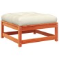 vidaXL Gartenhocker mit Kissen 2 Stk. Wachsbraun Massivholz Kiefer vidaXL Gartenhocker mit Kissen 2 Stk. Wachsbraun Massivholz Kiefer