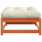 vidaXL Gartenhocker mit Kissen 2 Stk. Wachsbraun Massivholz Kiefer vidaXL Gartenhocker mit Kissen 2 Stk. Wachsbraun Massivholz Kiefer