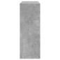 vidaXL Schuhschrank Betongrau 60x21x57 cm Holzwerkstoff vidaXL Schuhschrank Betongrau 60x21x57 cm Holzwerkstoff