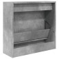 vidaXL Schuhschrank Betongrau 60x21x57 cm Holzwerkstoff vidaXL Schuhschrank Betongrau 60x21x57 cm Holzwerkstoff