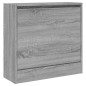 vidaXL Schuhregal Grau Sonoma 60x21x57 cm Holzwerkstoff vidaXL Schuhregal Grau Sonoma 60x21x57 cm Holzwerkstoff