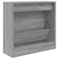vidaXL Schuhregal Grau Sonoma 60x21x57 cm Holzwerkstoff vidaXL Schuhregal Grau Sonoma 60x21x57 cm Holzwerkstoff