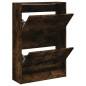 vidaXL Schuhschrank Räuchereiche 60x21x87,5 cm Holzwerkstoff vidaXL Schuhschrank Räuchereiche 60x21x87,5 cm Holzwerkstoff
