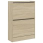 vidaXL Schuhschrank Sonoma-Eiche 60x21x87,5 cm Holzwerkstoff vidaXL Schuhschrank Sonoma-Eiche 60x21x87,5 cm Holzwerkstoff