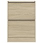 vidaXL Schuhschrank Sonoma-Eiche 60x21x87,5 cm Holzwerkstoff vidaXL Schuhschrank Sonoma-Eiche 60x21x87,5 cm Holzwerkstoff
