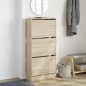 vidaXL Schuhschrank Sonoma-Eiche 60x21x125,5 cm Holzwerkstoff vidaXL Schuhschrank Sonoma-Eiche 60x21x125,5 cm Holzwerkstoff