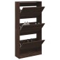 vidaXL Schuhschrank Braun Eichen-Optik 60x21x125,5 cm Holzwerkstoff vidaXL Schuhschrank Braun Eichen-Optik 60x21x125,5 cm Holzwerkstoff