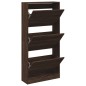 vidaXL Schuhschrank Braun Eichen-Optik 60x21x125,5 cm Holzwerkstoff vidaXL Schuhschrank Braun Eichen-Optik 60x21x125,5 cm Holzwerkstoff