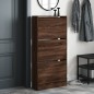 vidaXL Schuhschrank Braun Eichen-Optik 60x21x125,5 cm Holzwerkstoff vidaXL Schuhschrank Braun Eichen-Optik 60x21x125,5 cm Holzwerkstoff