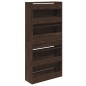 vidaXL Schuhschrank Braun Eichen-Optik 60x21x125,5 cm Holzwerkstoff vidaXL Schuhschrank Braun Eichen-Optik 60x21x125,5 cm Holzwerkstoff