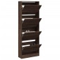 vidaXL Schuhschrank Braun Eichen-Optik 60x21x163,5 cm Holzwerkstoff vidaXL Schuhschrank Braun Eichen-Optik 60x21x163,5 cm Holzwerkstoff