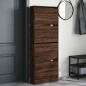 vidaXL Schuhschrank Braun Eichen-Optik 60x21x163,5 cm Holzwerkstoff vidaXL Schuhschrank Braun Eichen-Optik 60x21x163,5 cm Holzwerkstoff