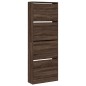vidaXL Schuhschrank Braun Eichen-Optik 60x21x163,5 cm Holzwerkstoff vidaXL Schuhschrank Braun Eichen-Optik 60x21x163,5 cm Holzwerkstoff