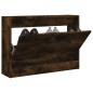 vidaXL Schuhschrank Räuchereiche 80x21x57 cm Holzwerkstoff vidaXL Schuhschrank Räuchereiche 80x21x57 cm Holzwerkstoff