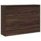 vidaXL Schuhschrank Braun Eichen-Optik 80x21x57 cm Holzwerkstoff vidaXL Schuhschrank Braun Eichen-Optik 80x21x57 cm Holzwerkstoff