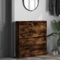 vidaXL Schuhschrank Räuchereiche 80x21x87,5 cm Holzwerkstoff vidaXL Schuhschrank Räuchereiche 80x21x87,5 cm Holzwerkstoff