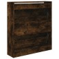 vidaXL Schuhschrank Räuchereiche 80x21x87,5 cm Holzwerkstoff vidaXL Schuhschrank Räuchereiche 80x21x87,5 cm Holzwerkstoff