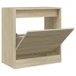 vidaXL Schuhschrank Sonoma-Eiche 60x34x63,5 cm Holzwerkstoff vidaXL Schuhschrank Sonoma-Eiche 60x34x63,5 cm Holzwerkstoff
