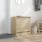 vidaXL Schuhschrank Sonoma-Eiche 60x34x63,5 cm Holzwerkstoff vidaXL Schuhschrank Sonoma-Eiche 60x34x63,5 cm Holzwerkstoff
