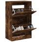 vidaXL Schuhschrank Räuchereiche 60x34x96,5 cm Holzwerkstoff vidaXL Schuhschrank Räuchereiche 60x34x96,5 cm Holzwerkstoff