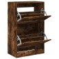 vidaXL Schuhschrank Räuchereiche 60x34x96,5 cm Holzwerkstoff vidaXL Schuhschrank Räuchereiche 60x34x96,5 cm Holzwerkstoff