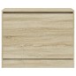 vidaXL Schuhschrank Sonoma-Eiche 80x34x63 cm Holzwerkstoff vidaXL Schuhschrank Sonoma-Eiche 80x34x63 cm Holzwerkstoff