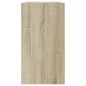 vidaXL Schuhschrank Sonoma-Eiche 80x34x63 cm Holzwerkstoff vidaXL Schuhschrank Sonoma-Eiche 80x34x63 cm Holzwerkstoff