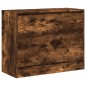 vidaXL Schuhschrank Räuchereiche 80x34x63 cm Holzwerkstoff