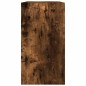 vidaXL Schuhschrank Räuchereiche 80x34x63 cm Holzwerkstoff