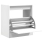 vidaXL Schuhschrank Weiß 60x42x69 cm Holzwerkstoff vidaXL Schuhschrank Weiß 60x42x69 cm Holzwerkstoff
