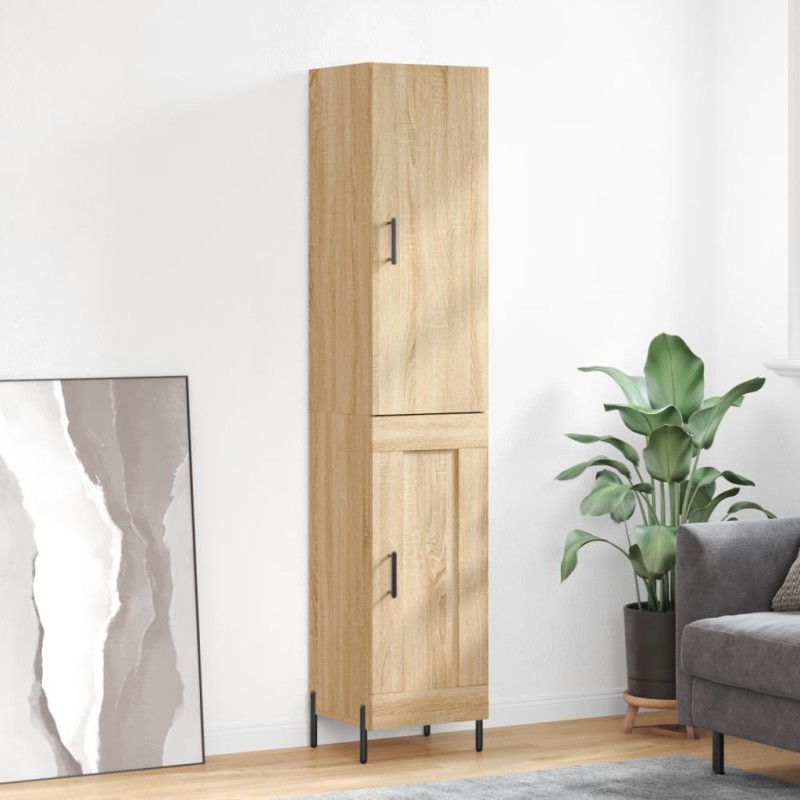 vidaXL Highboard Sonoma-Eiche 34,5x34x180 cm Holzwerkstoff vidaXL Highboard Sonoma-Eiche 34,5x34x180 cm Holzwerkstoff