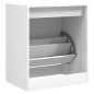 vidaXL Schuhschrank Weiß 60x42x69 cm Holzwerkstoff vidaXL Schuhschrank Weiß 60x42x69 cm Holzwerkstoff