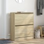 vidaXL Schuhschrank Sonoma-Eiche 80x34x96,5 cm Holzwerkstoff vidaXL Schuhschrank Sonoma-Eiche 80x34x96,5 cm Holzwerkstoff