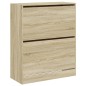 vidaXL Schuhschrank Sonoma-Eiche 80x34x96,5 cm Holzwerkstoff vidaXL Schuhschrank Sonoma-Eiche 80x34x96,5 cm Holzwerkstoff
