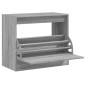 vidaXL Schuhschrank Grau Sonoma 80x42x69 cm Holzwerkstoff vidaXL Schuhschrank Grau Sonoma 80x42x69 cm Holzwerkstoff
