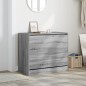 vidaXL Schuhschrank Grau Sonoma 80x42x69 cm Holzwerkstoff vidaXL Schuhschrank Grau Sonoma 80x42x69 cm Holzwerkstoff