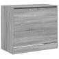 vidaXL Schuhschrank Grau Sonoma 80x42x69 cm Holzwerkstoff vidaXL Schuhschrank Grau Sonoma 80x42x69 cm Holzwerkstoff