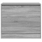 vidaXL Schuhschrank Grau Sonoma 80x42x69 cm Holzwerkstoff vidaXL Schuhschrank Grau Sonoma 80x42x69 cm Holzwerkstoff