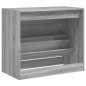 vidaXL Schuhschrank Grau Sonoma 80x42x69 cm Holzwerkstoff vidaXL Schuhschrank Grau Sonoma 80x42x69 cm Holzwerkstoff