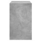 vidaXL Schuhschrank Betongrau 80x42x69 cm Holzwerkstoff vidaXL Schuhschrank Betongrau 80x42x69 cm Holzwerkstoff