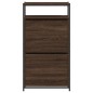vidaXL Schuhschrank Braun Eichen-Optik 60x34x112 cm Holzwerkstoff vidaXL Schuhschrank Braun Eichen-Optik 60x34x112 cm Holzwerkstoff